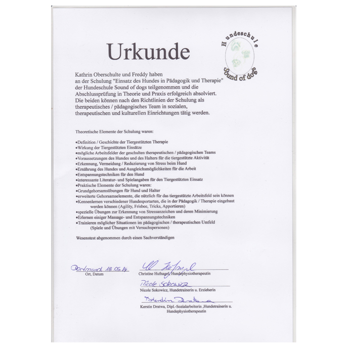 Hundeurkunde